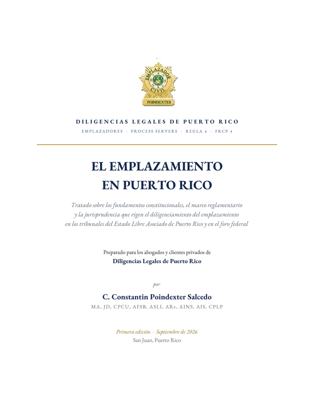 Portada de El Emplazamiento en Puerto Rico